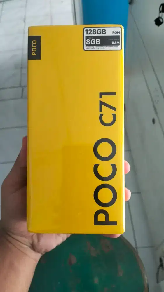 Xiaomi Poco c71 (4/128) new spesial promo