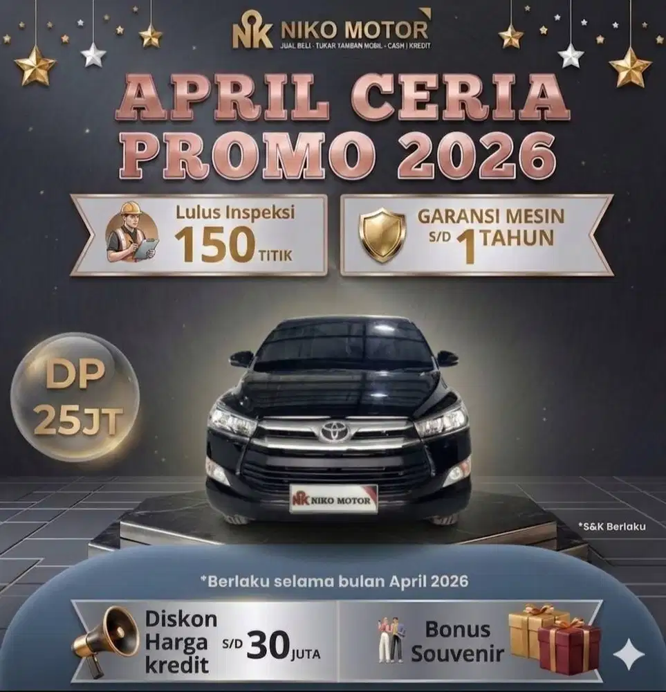(ANTIK KM34RB) INNOVA G DIESEL 2020 MT :2019|2021