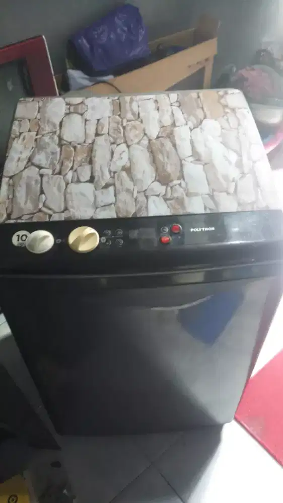 Mesin cuci 1 tabung polytron manual siap pakai