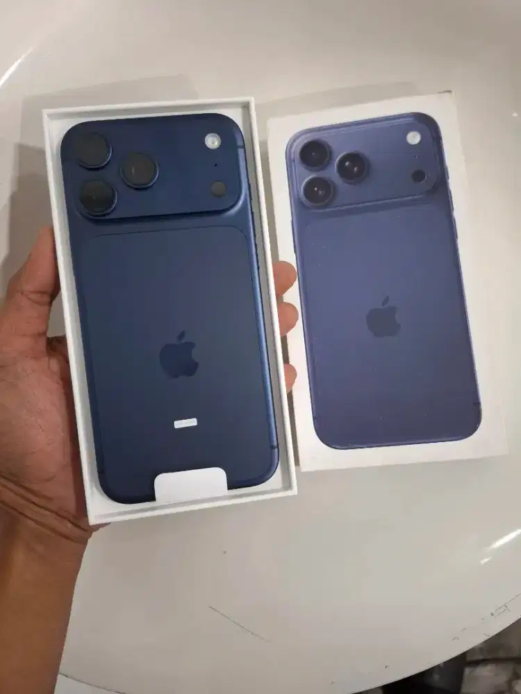 iPhone 17 promax 256gb iBox new open segel aja deep blue