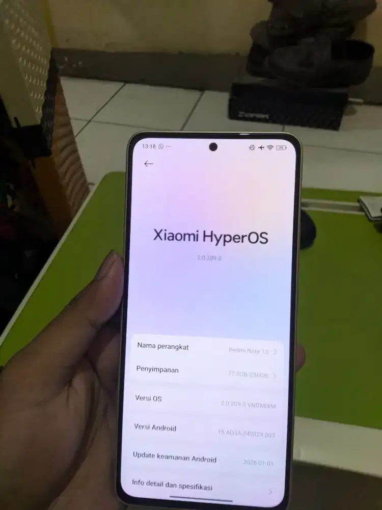 Redmi note 13 cek deskripsi