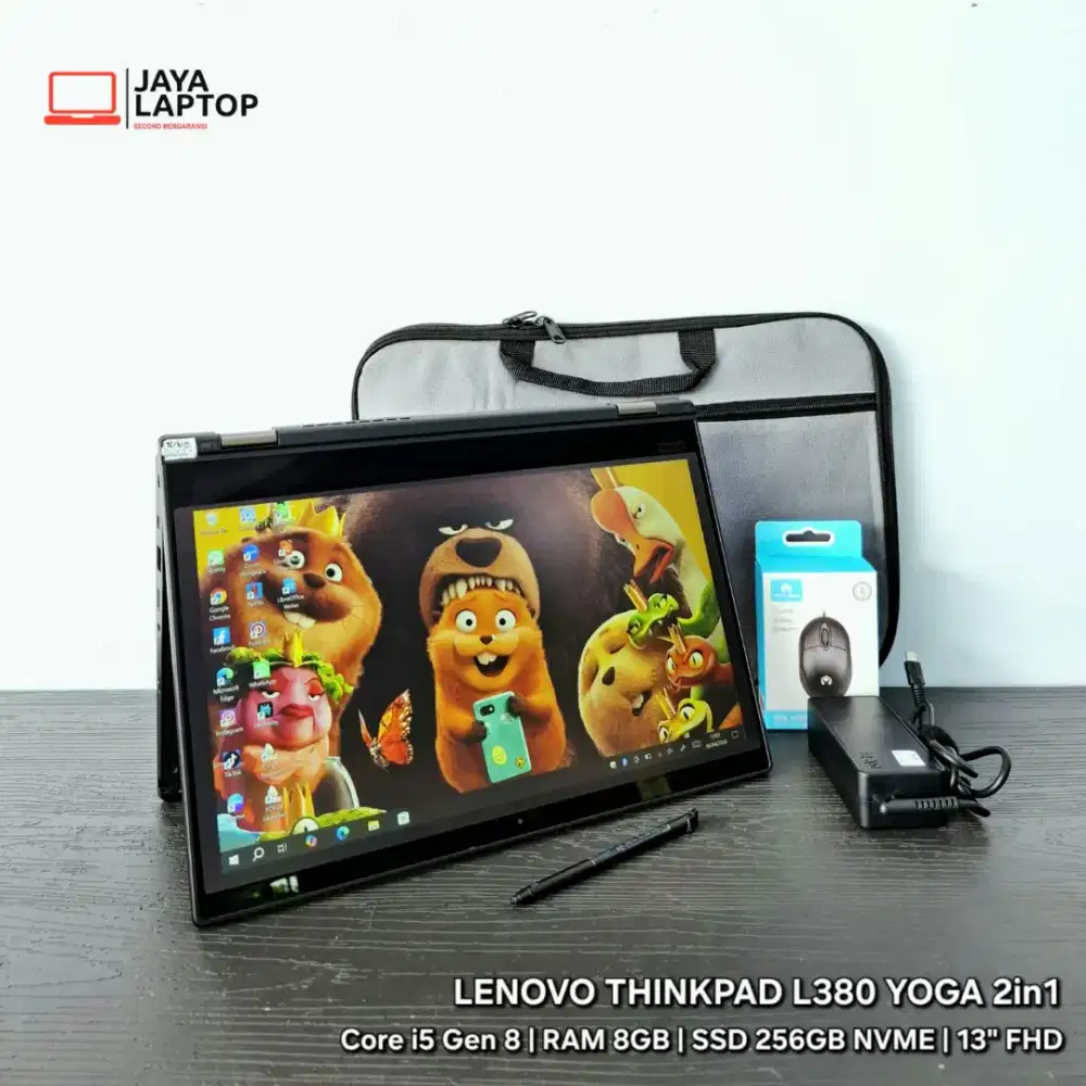 Lenovo Thinkpad L380 Yoga i5 8/256GB 2in1 Laptop Second Bekas