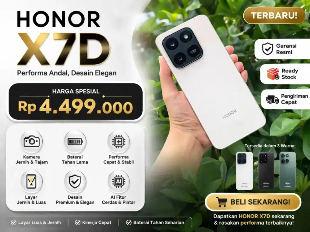 Honor x7d free tws