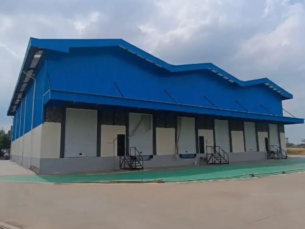 Bangunan Gudang Komersil Loading Dock Brand New Dekat Bandara di Tangerang