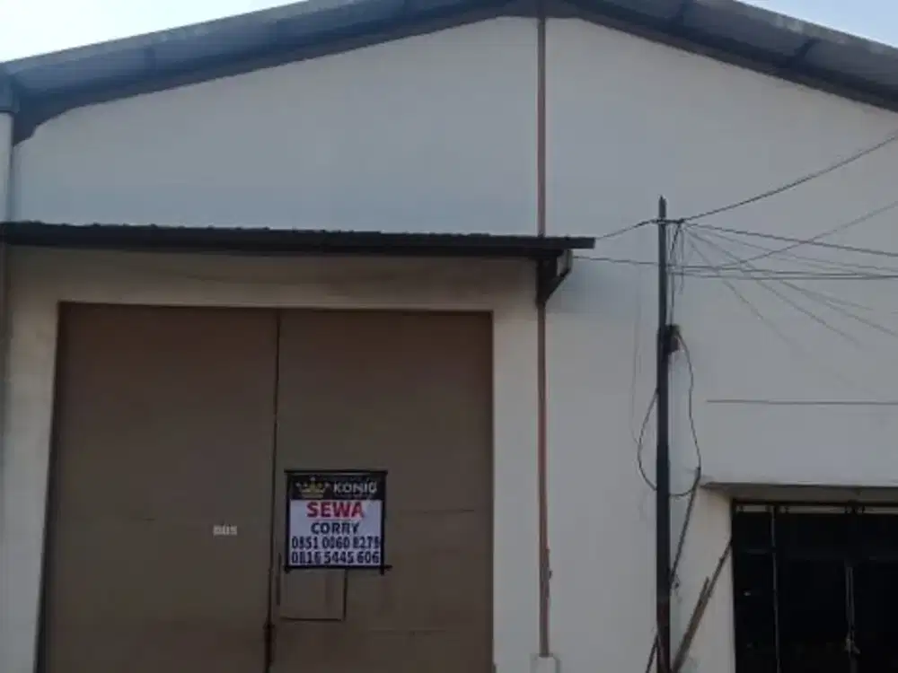 Disewakan Gudang SMB, Cangkir Driyorejo Gresik. Siap pakai