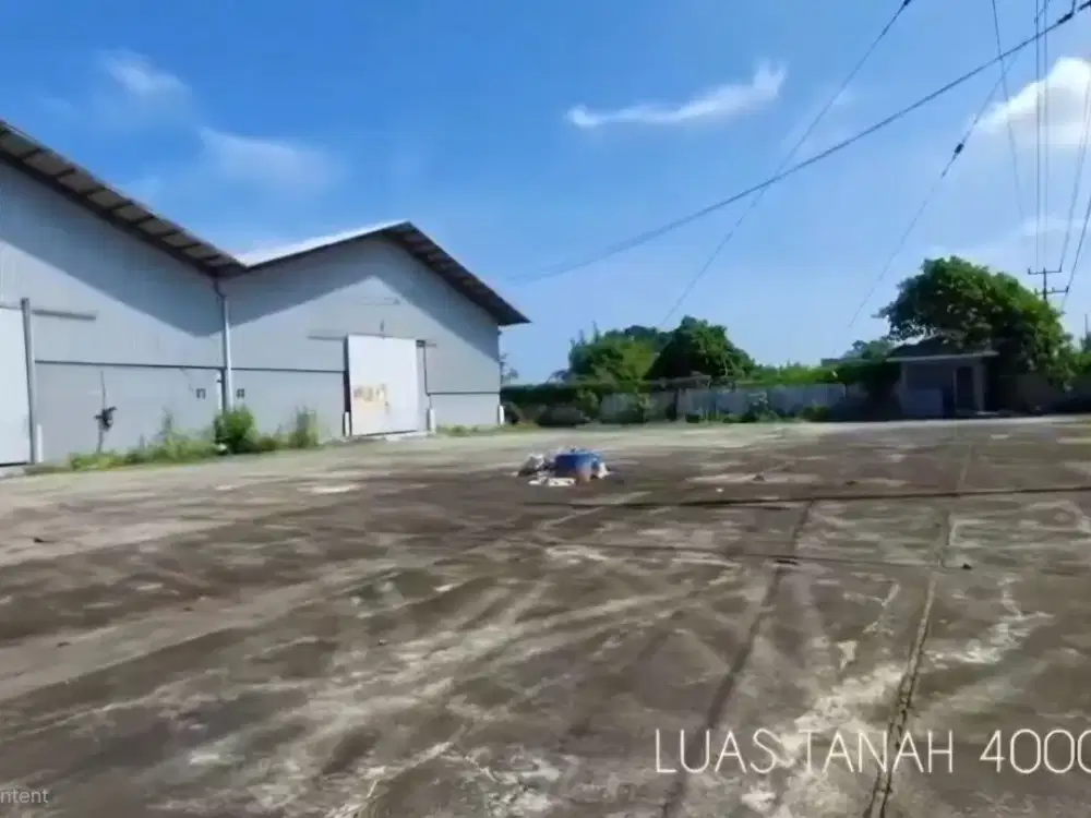 Jarang Ada Gudang Luas Kondisi Bagus Akses Kontainer dekat BIM di Jalan Raya Bypass Padang