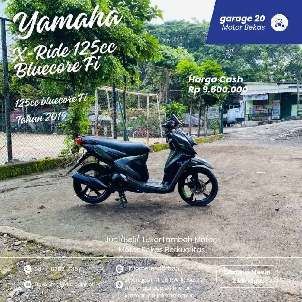 Yamaha X-Ride 125cc bluecore fi 2019