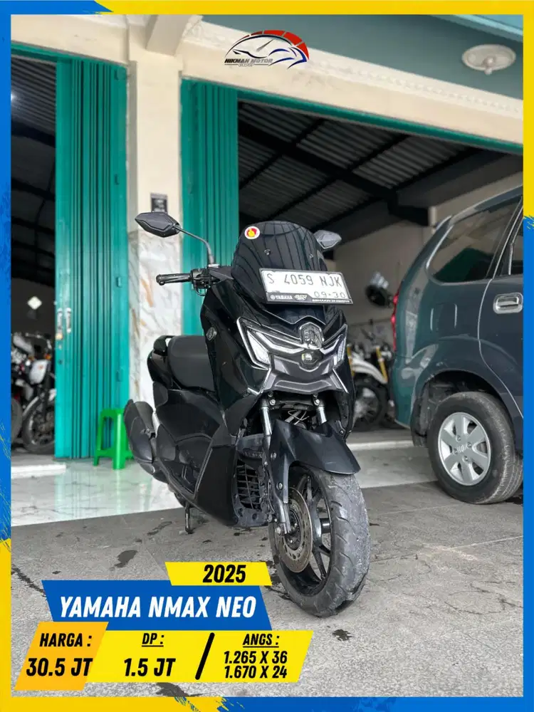 YAMAHA NMAX NEO 2025 PLAT S BEKAS RASA BARU HIKMAH MOTOR KEPUH MALANG