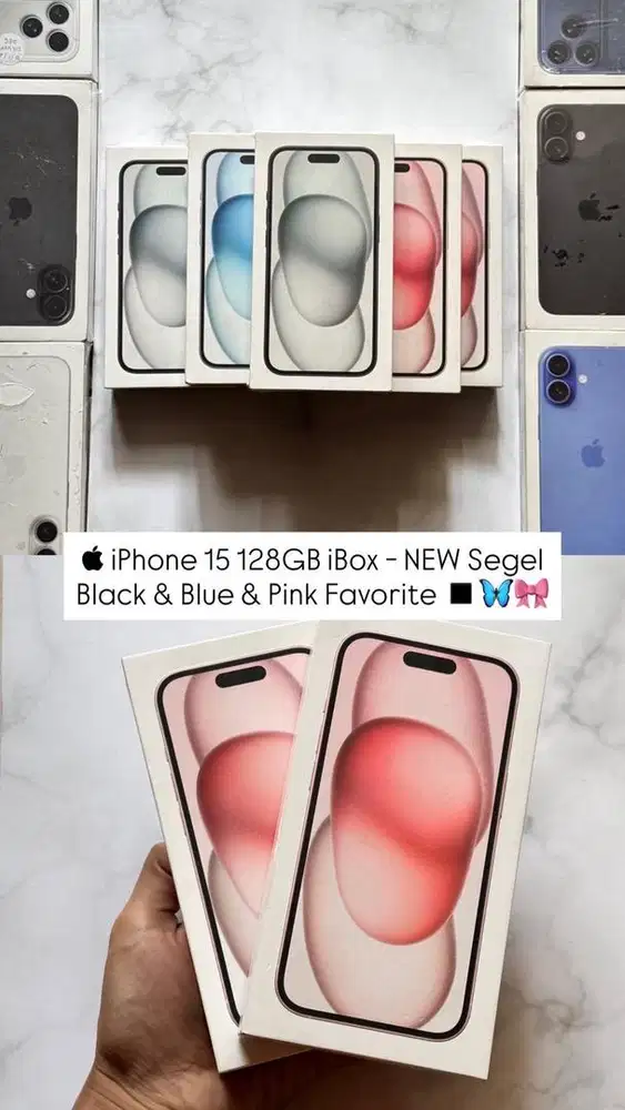 iPhone 13 & 15 New Garansi Resmi iBox