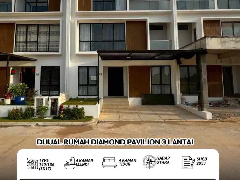 Dijual Rumah Diamond Pavilion batam center