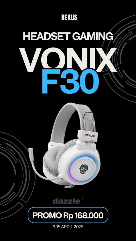 Headset Gaming rexus F30