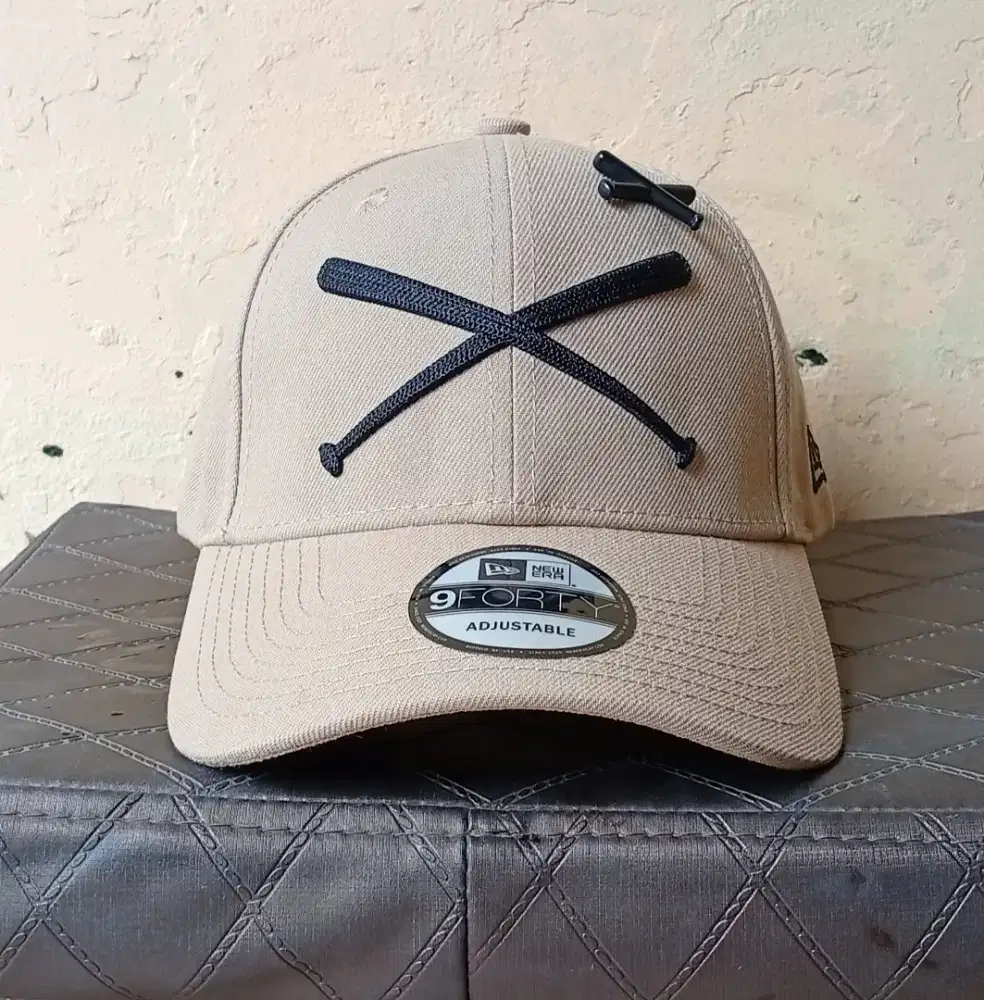 NEW ERA x JUSTFITTEDS CROSSESDBATS CAPS KHAKI