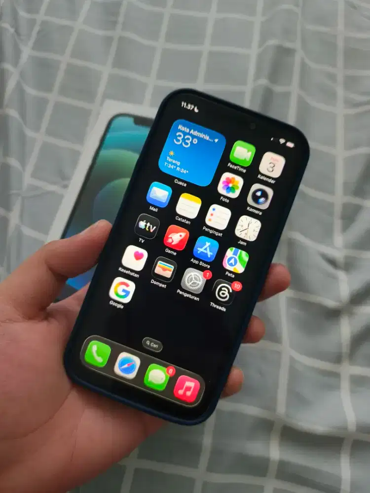 iPhone 12 64GB Minus Wifi Only dan Garis