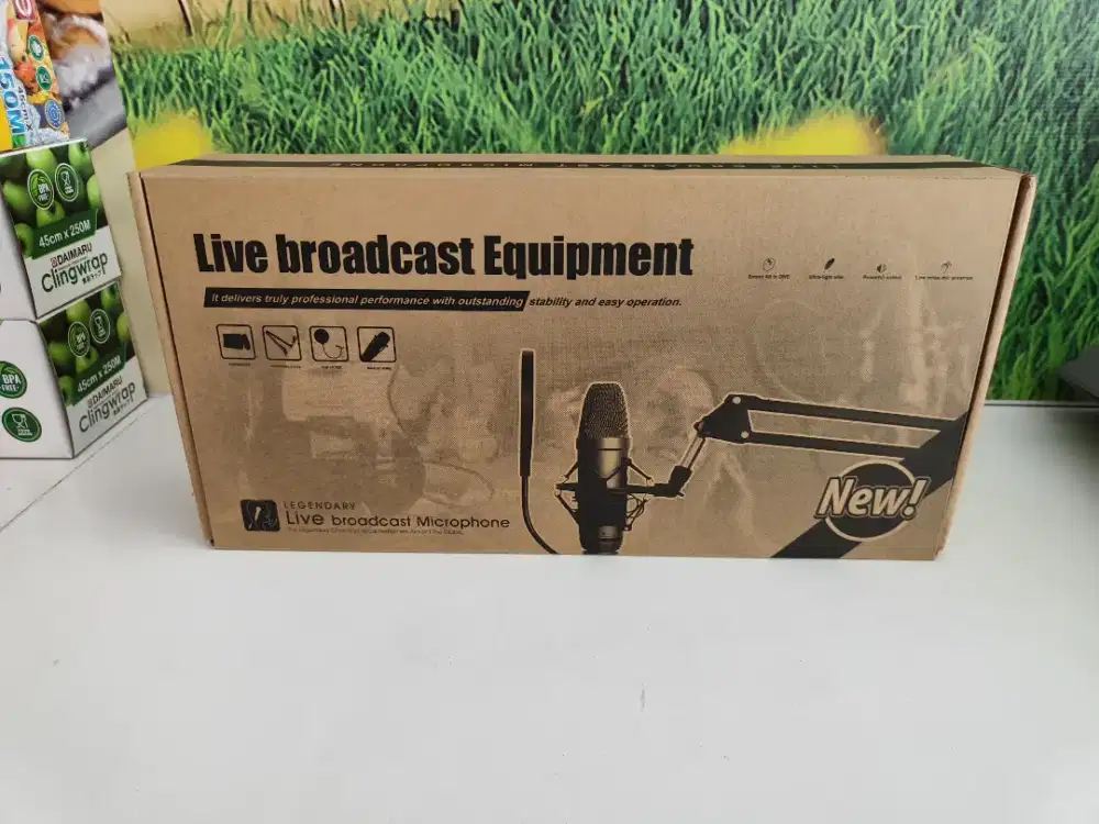 Microphone audio live broadcast