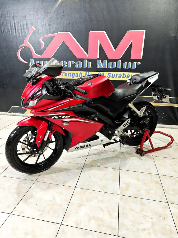 Slow on going Yamaha All New R15 155 VVA Th 2018 merah doff