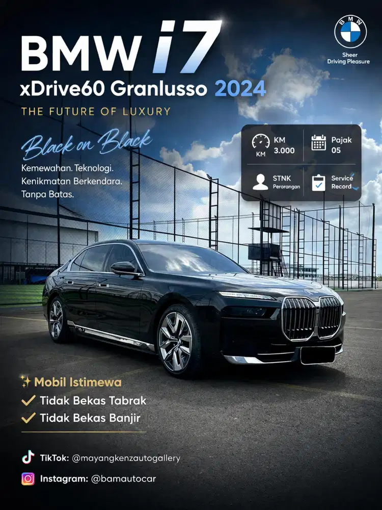 BMW i7 xDrive60 Granlusso 2024 km antik