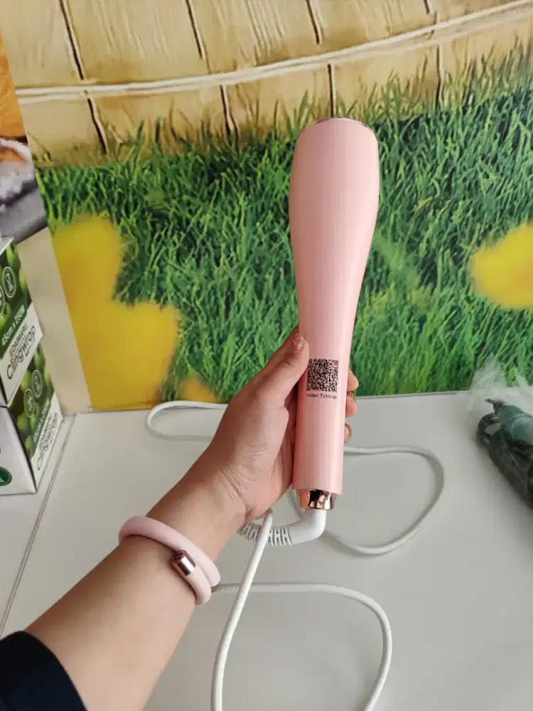 catokkan curly otomatis