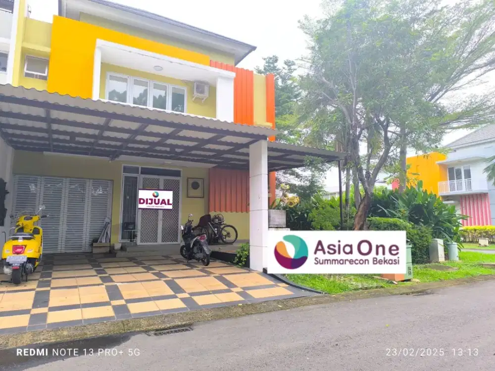 DIJUAL RUMAH HOOK DI CLUSTER BLUEBELL  SUMMARECON BEKASI