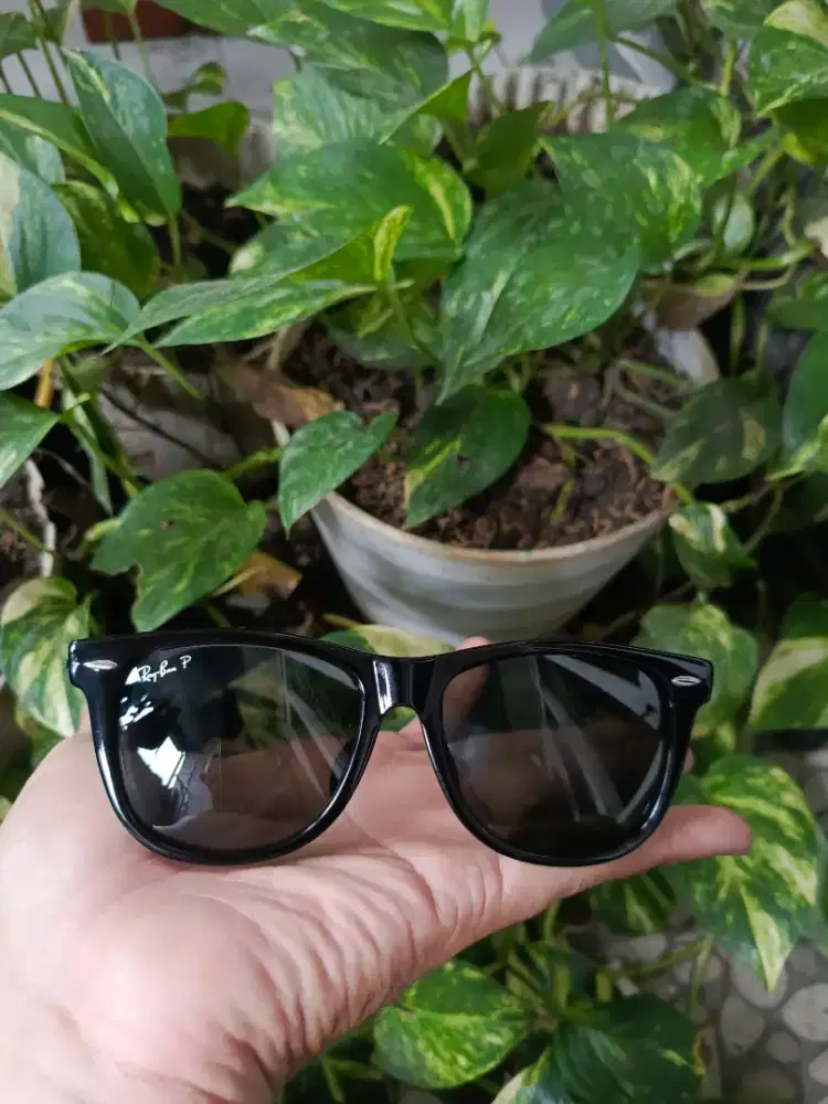 RayBan Wayfarer Size54 Hitam Glosy Polarized Original Limited Edition