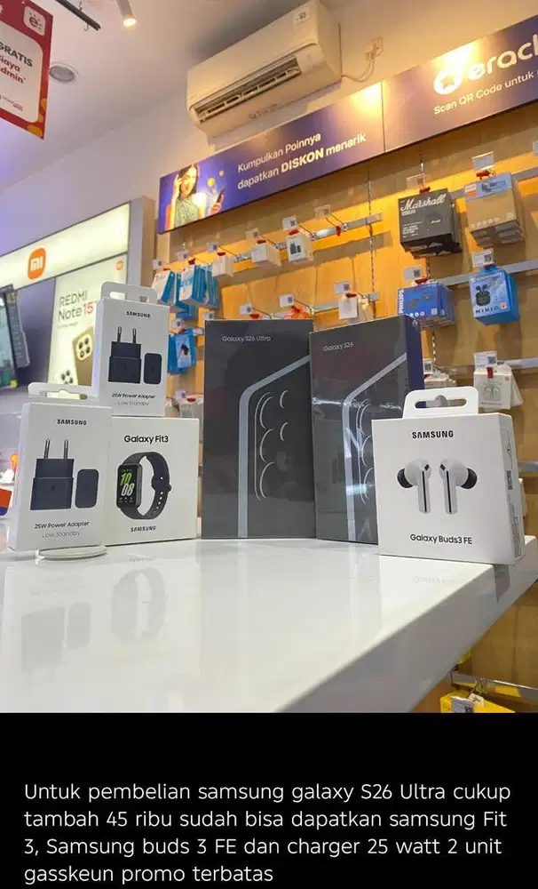 samsung S26 dapat potongan 2jt kredit 0% tanpa dp gratis acc