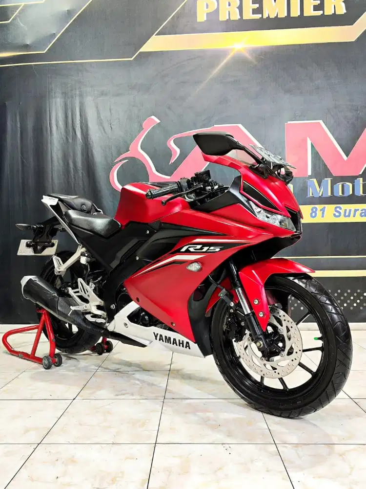 Stock terbatas Yamaha All New R15 155 VVA Th 2018 merah doff