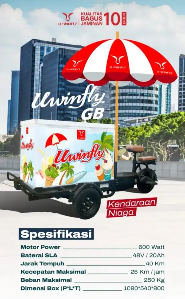 Sepeda Listrik Jualan  U Winfly