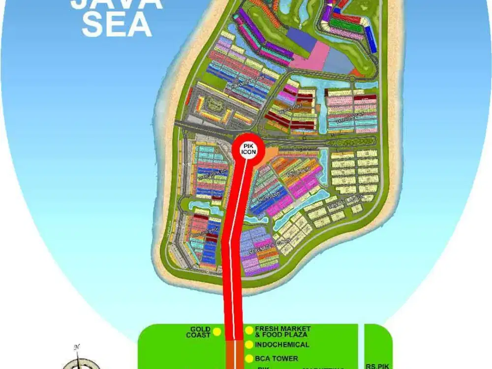 jual rumah termurah bagus baru siap pakai golf island pik