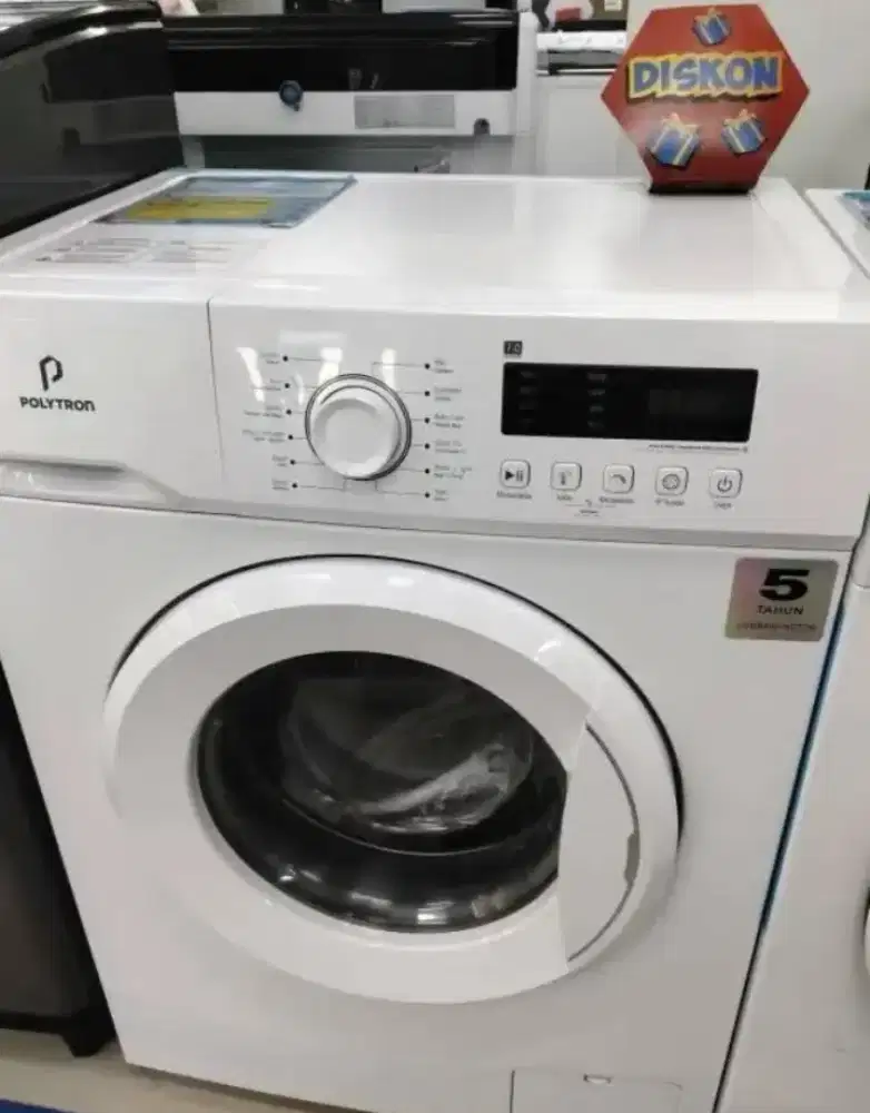 KREDIT TANPA DP MESIN CUCI POLYTRON 7KG FRONT LOADING