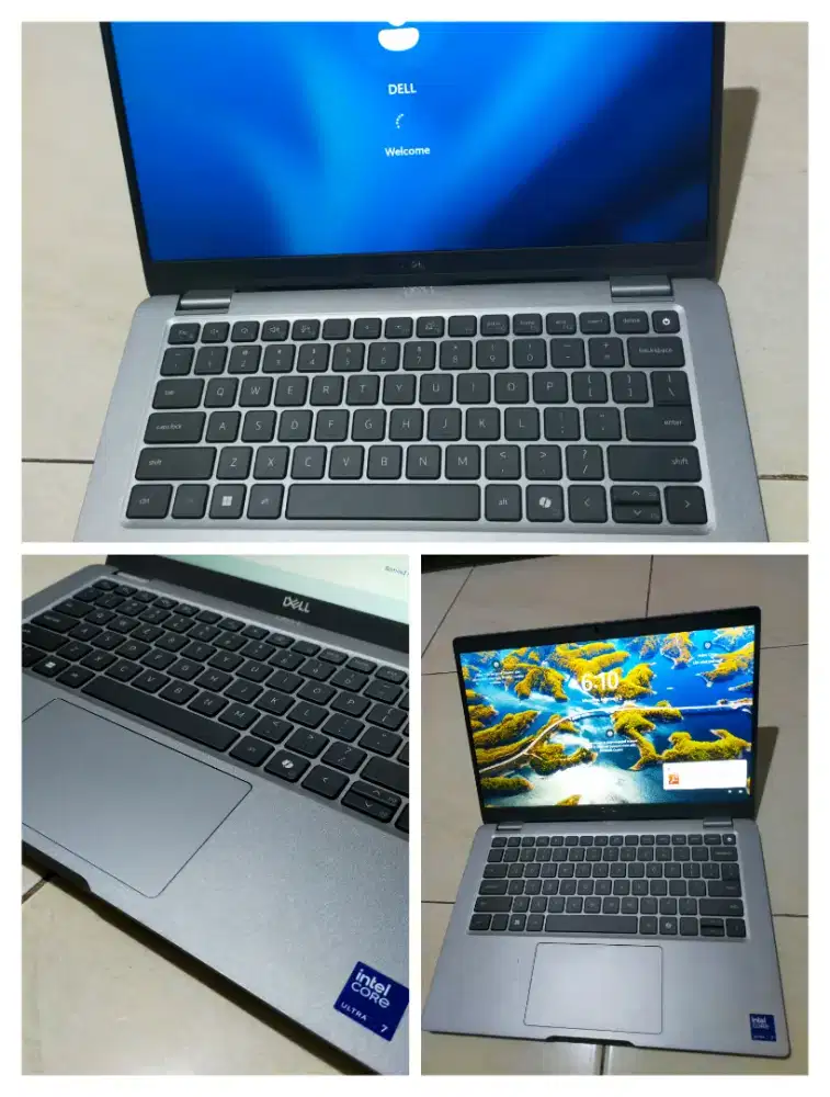 Dijual laptop dell ultra 7-165U ram 16GB DDR5 SSD 512GB Grnsi on 2027