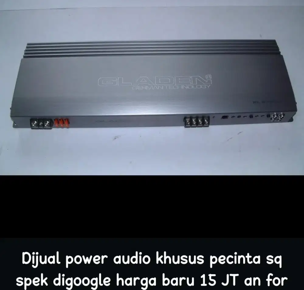 Power audio gladen jerman quality
