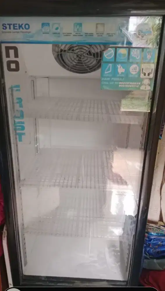 Dijual showcase steko