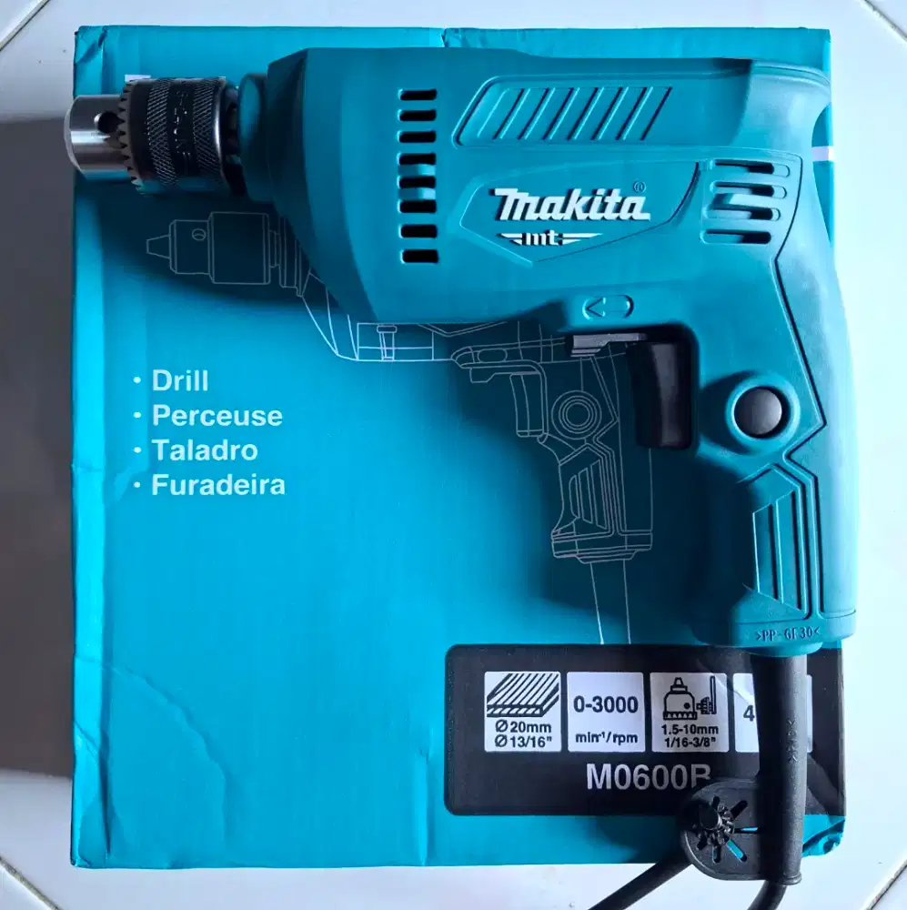 Baru Makita m0600b mesin bor listrik