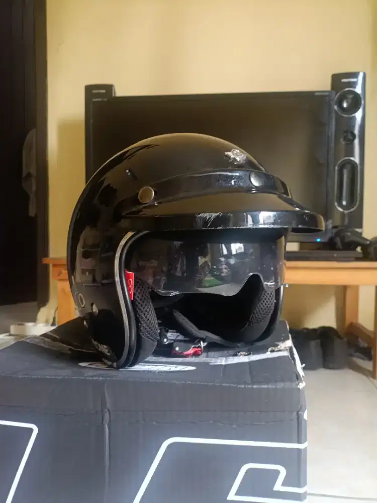 Helm bogo niels double visor