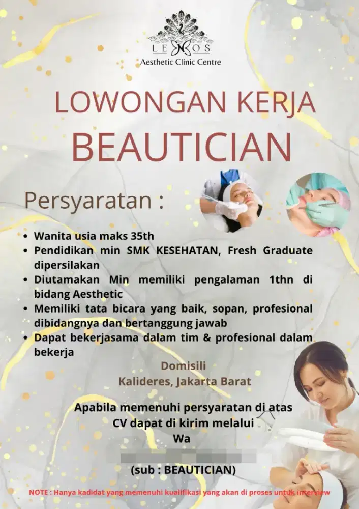LOKER TRAPIS KECANTIKAN