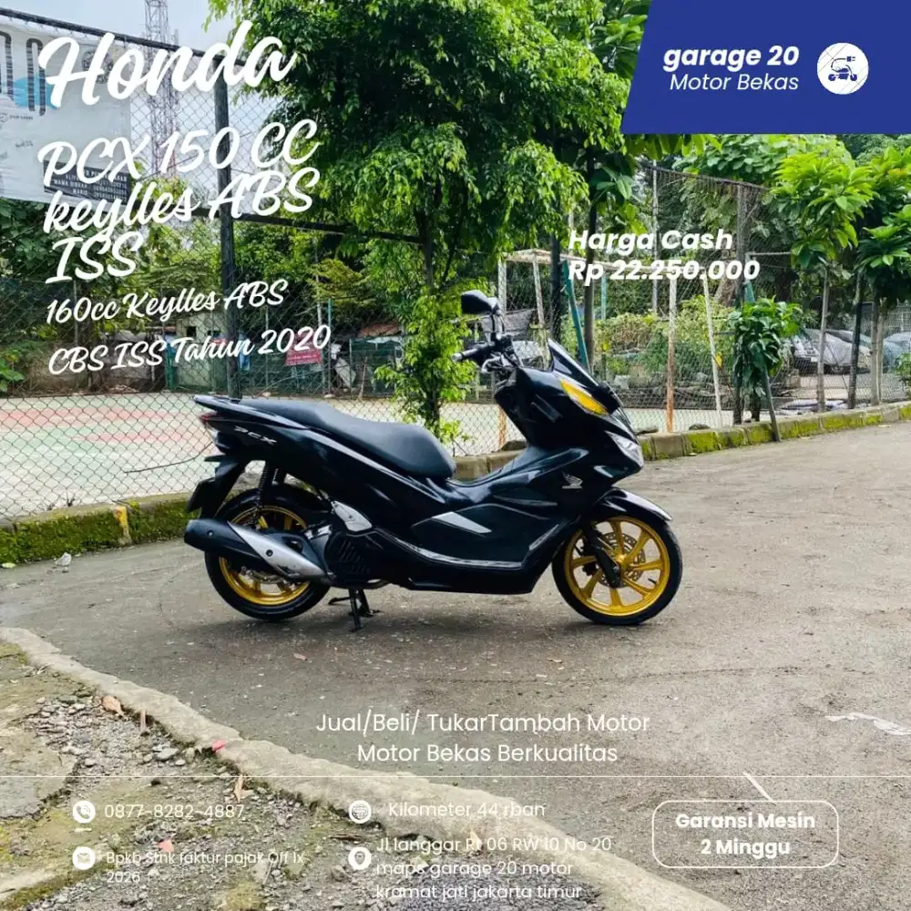 Honda PCX 150cc ABS Keylles CBS ISS Tahun 2020