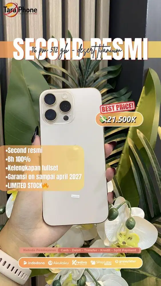 second resmi 16pm 512 desert