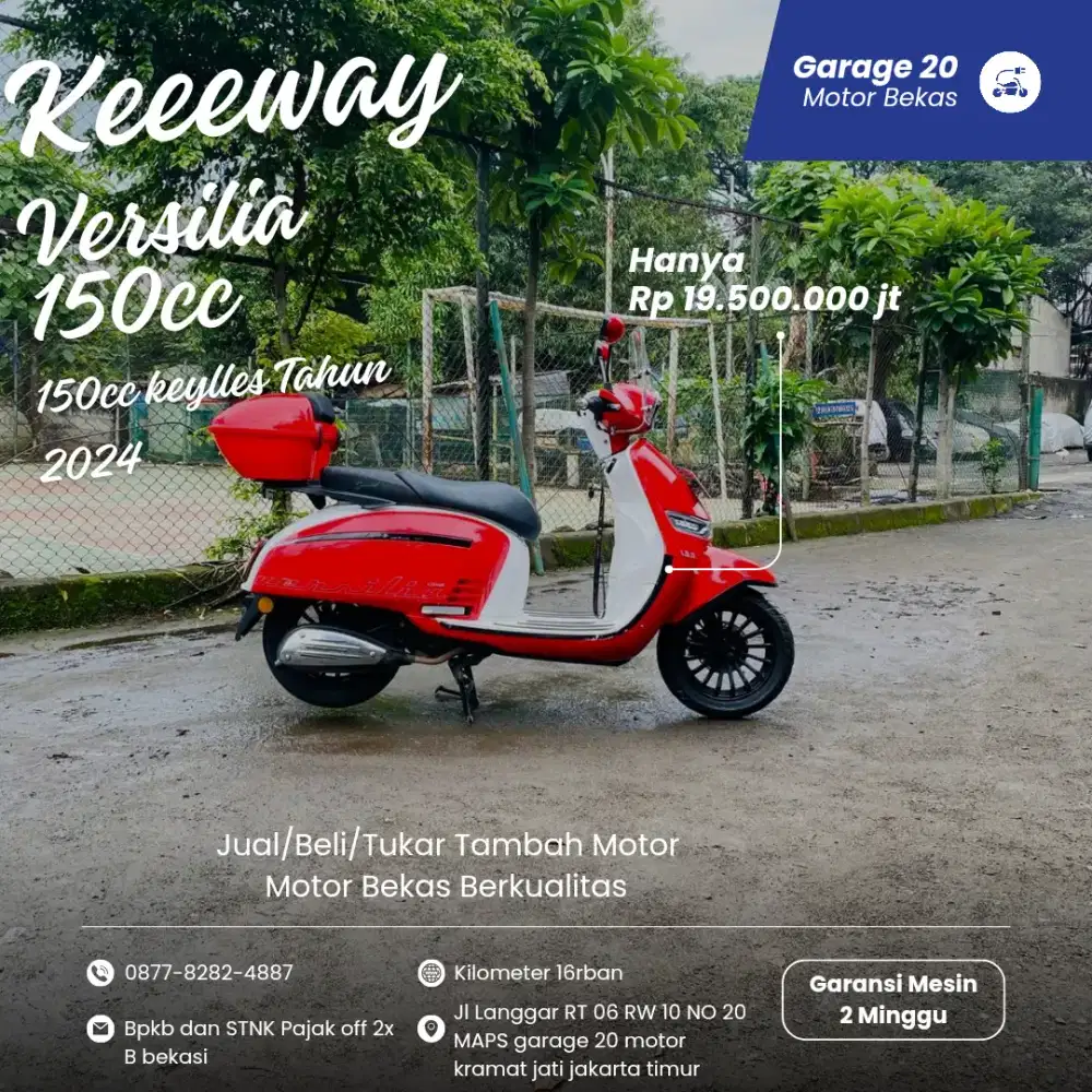 Keeway Versilia 150cc  keylles fi Tahun 2024