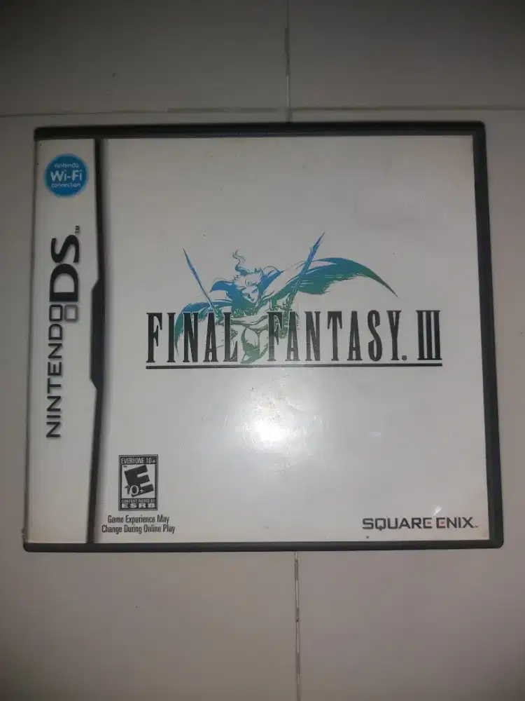 Final Fantasy III (Nintendo DS) Lengkap Box & Manual - Collector Item