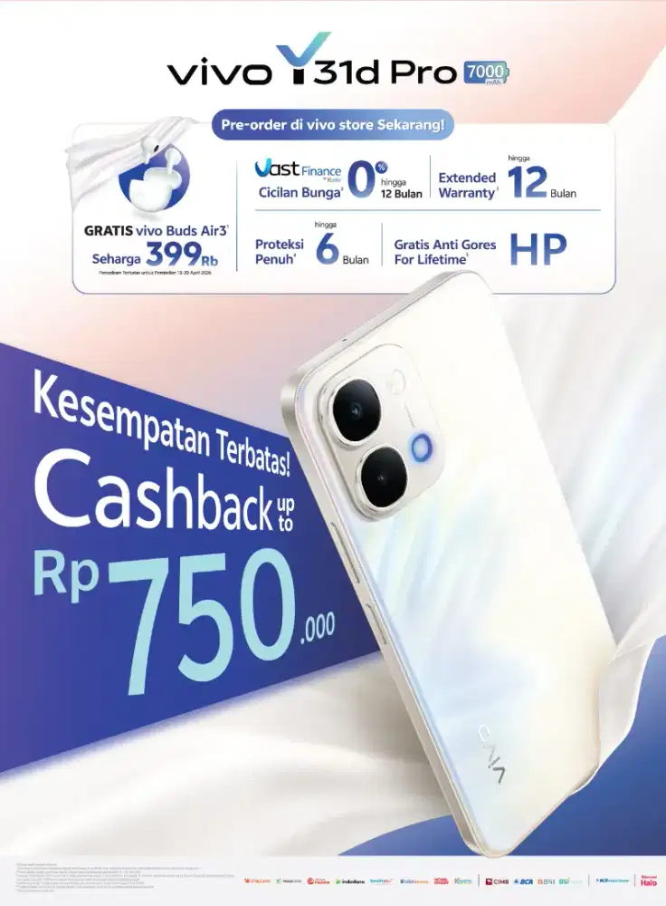 PRE ORDER vivo Y31d Pro