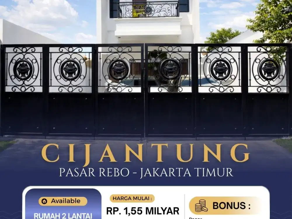 Dijual Rumah Siap Huni Di Cijantung Jakarta Timur, Harga Nego