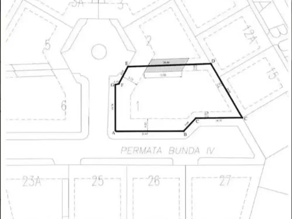 DIJUAL TANAH/KAVLING DI PERUMAHAN TAMAN PERMATA, JL PERMATA BUNDA IV, LIPPO KARAWACI