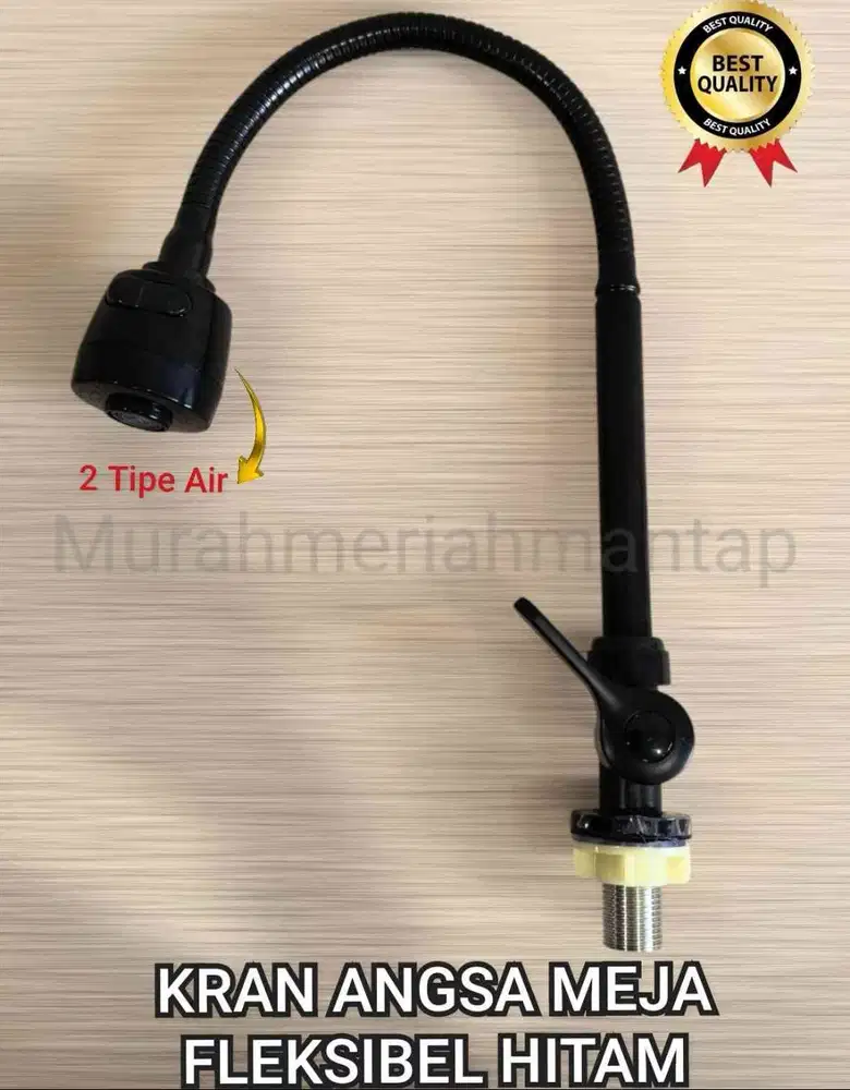 KRAN ANGSA MEJA FLEKSIBEL HITAM /  KRAN ANGSA BCP / KRAN CUCI PIRING