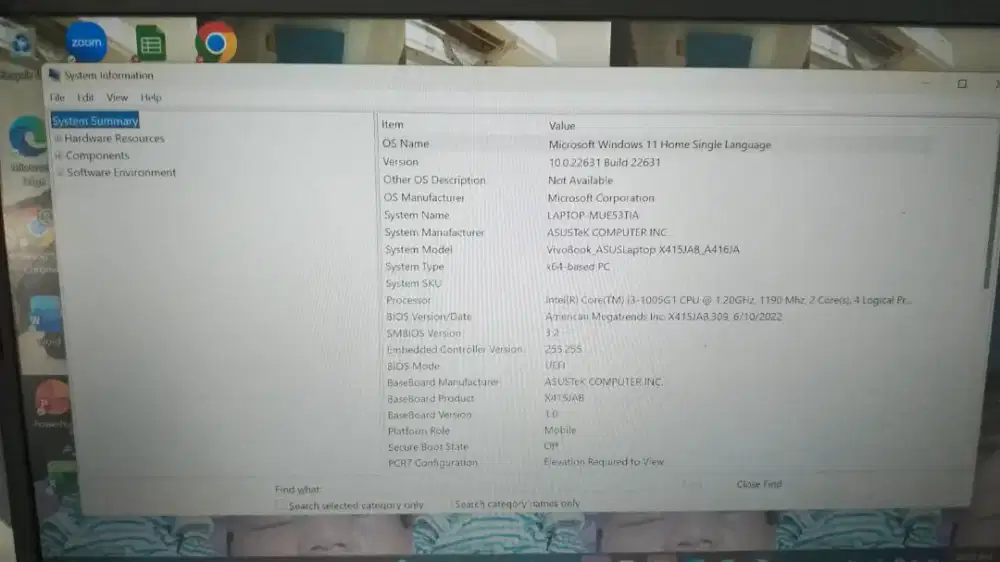 LEPTOP ASUS A416JA0 14 INCH CORE I3