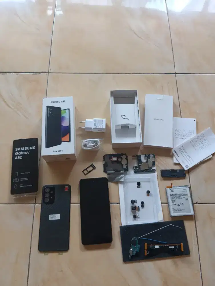 KAMERA ORIGINAL SAMSUNG GALAXY A52 4G (FULL SET)