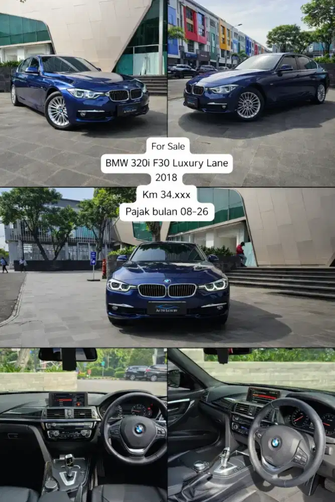 BMW 320 Luxury 2018 KM 34ribu