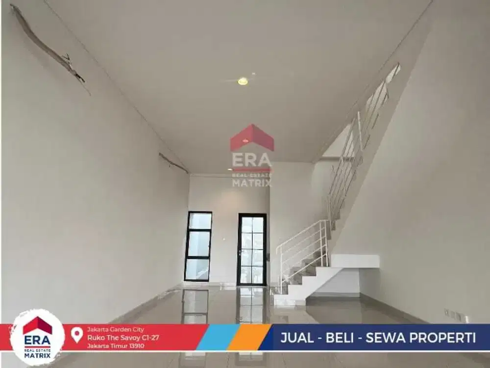 Ruko Maison 3 lantai Metland Cakung lebar 5 strategis parkiran luas