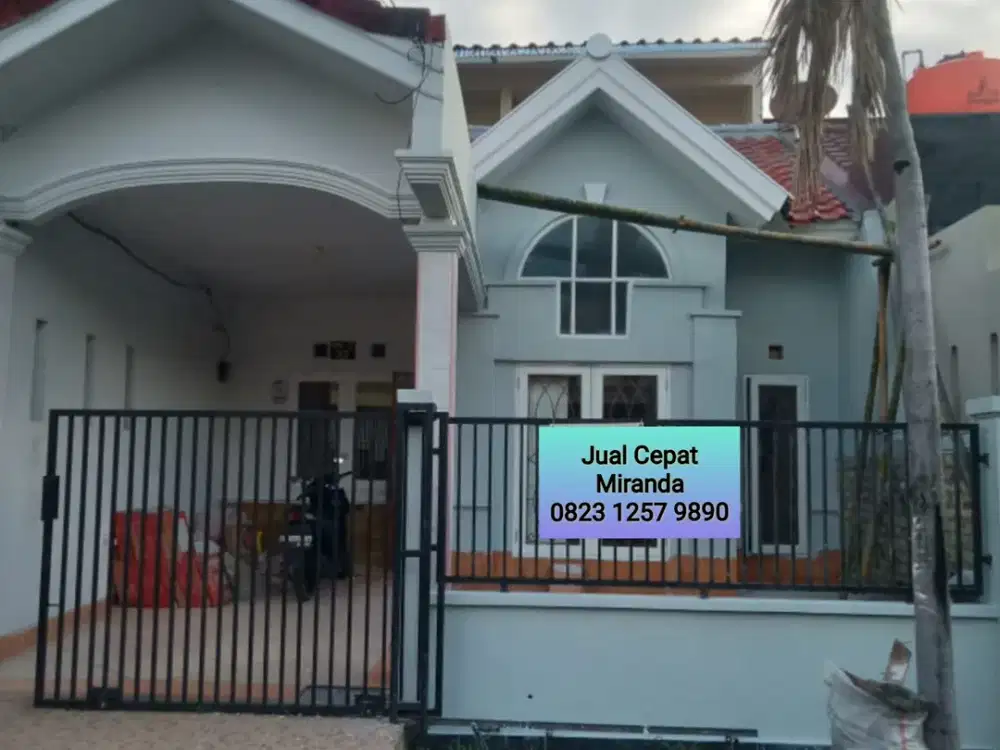 Rumah Murah Harapan Indah cluster Sari lebar 7 baru renovasi siap huni