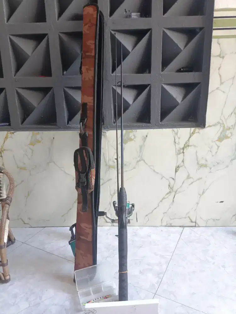 Joran pancing + reel