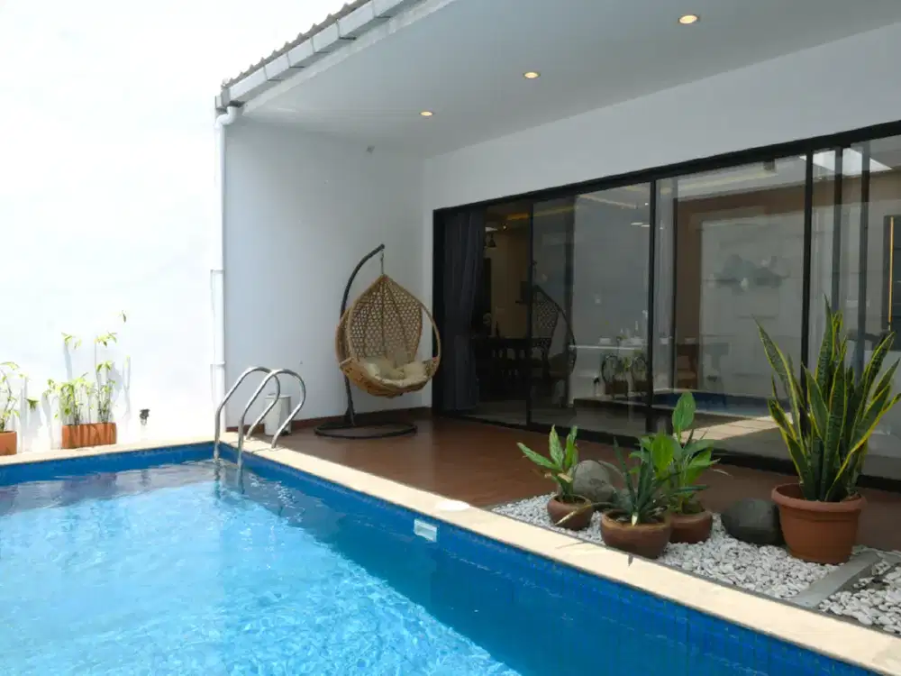 Cluster Lavesh Jogging track terluas view Pool Harapan Indah siap huni