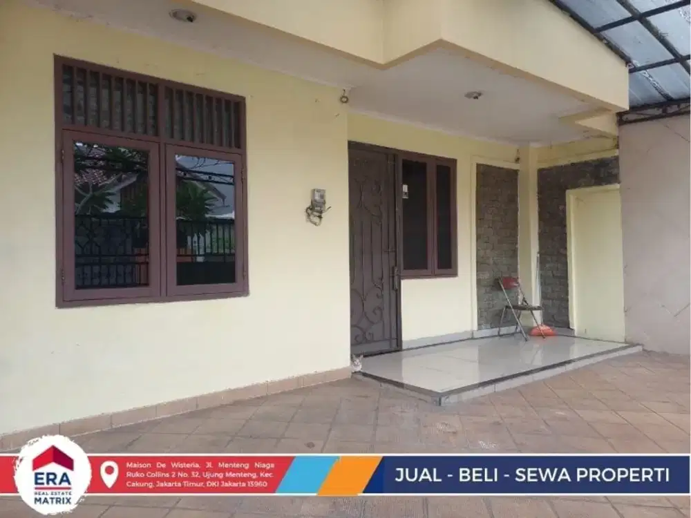 Jual Rumah Unfurnish Lokasi Strategis Dan Bebas Banjir Di Metland Menteng